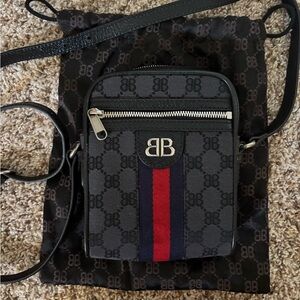 Balenciaga x Gucci The Hacker Project Zip Messenger Bag